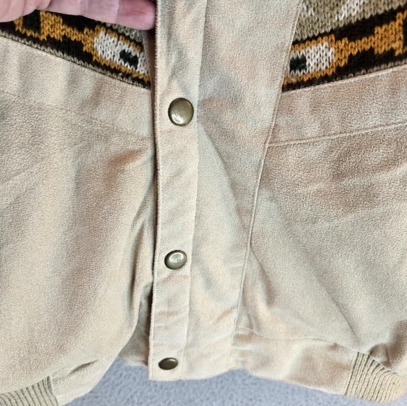 Tan and Brown Women's Jacket - Picture 8 of 16